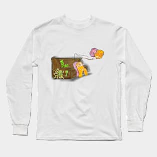 Sofa stuck.. Long Sleeve T-Shirt